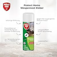 PROTECT HOME Wespennest Kleber zur Bekämpfung frei zugänglicher Wespennester mit sofortigem Wirkungseintritt und nachhaltiger Wirkung ohne schädliche Insektengifte, 500 ml Dose mit Powerdüse – Ansicht 2
