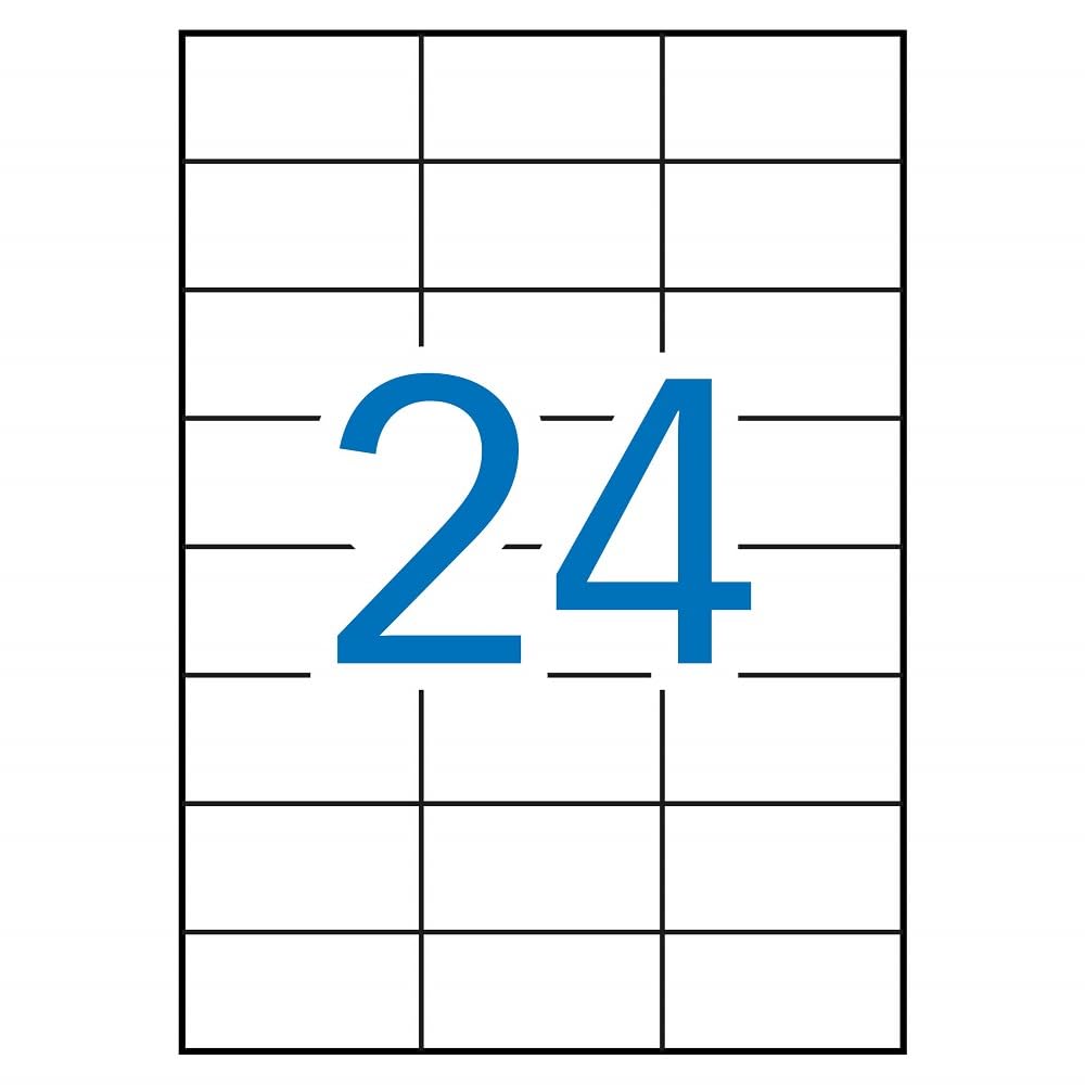 APLI 011708 Pack of 20 Opaque Corners Labels 70 x 37 mm White - Image 2