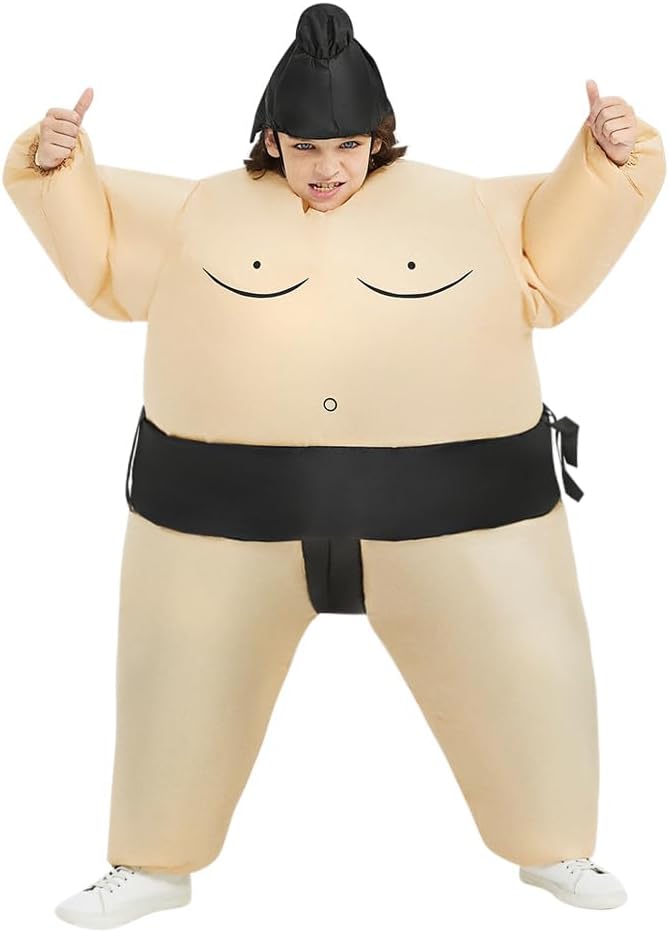 Inflatable Sumo Wrestling Suits, inflatable Costume Kids, Blow up Costume, Halloween Costumes for Kids