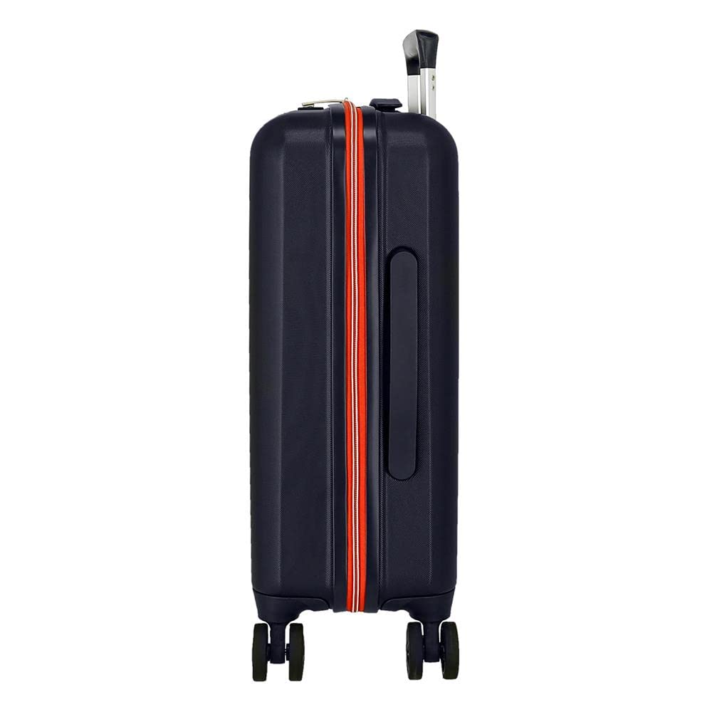 Reebok Roxbury Cabin Valigia Blu 40x55x20 cm ABS Rigido Lucchetto TSA Integrato 38.4L 2 kg 4 Doppie Ruote Bagaglio A Mano