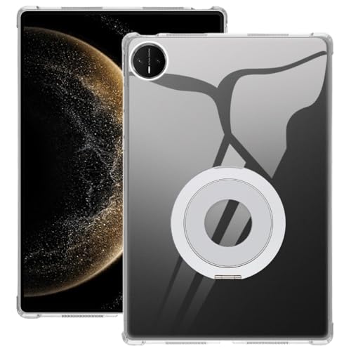 Coque Huawei MatePad Pro 13.2 2025 avec support de bureau rotatif et poignée ergonomique argent