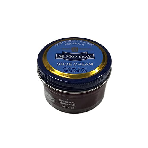 [M.モゥブレィ] シュークリームジャー 50mL チェリーレッド│靴磨き・シューケア用品 靴クリーム・靴墨