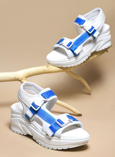 TRYME Classy Platform Heels Blue - Image 4