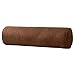 DELITLS Almohada de cuello cilíndrica con forma de rollo para aliviar el dolor, silla de coche para dormir cuello almohada para el hogar cama sofá cojín 5.9 x 15.8 cm (café)
