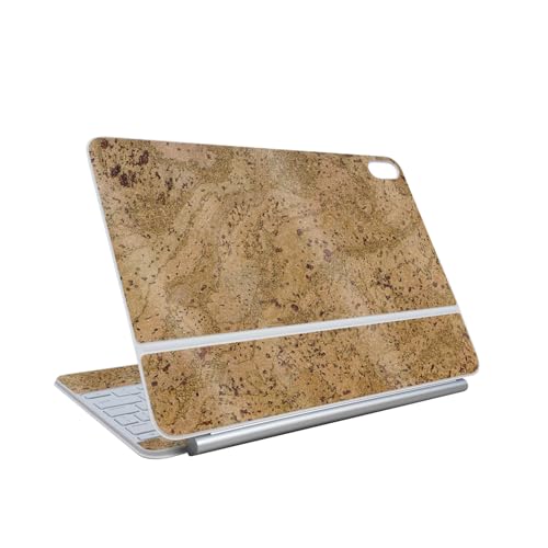 Glossy Glitter Skin Compatible with Apple Magic Keyboard for iPad Air 13-inch (M3) 2025 - Cork - Premium 3M Vinyl Protective Wrap Decal Cover - Easy to Apply | Crafted in The USA by MightySkins by Vision Signs & Graphics - Used condition - US$14.48