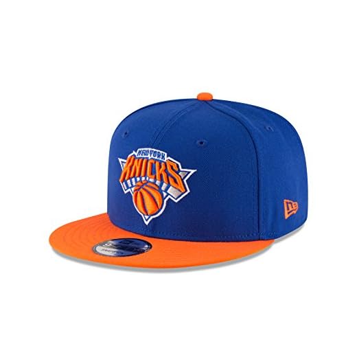 NBA New York Knicks Adult Men NBA 9Fifty 2Tone Snapback Cap,OSFA,Blue