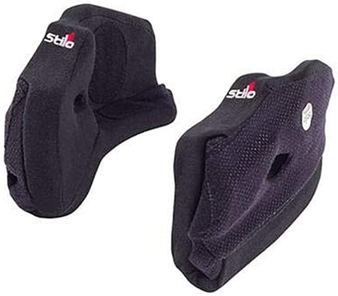 Stilo YA0825MM35 ST5 Series Helmet Cheek Pads - 35MM - Black - Pair