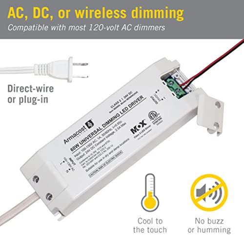 Image of Armacost Lighting 60-Watt Universal Dimming LED Driver, 24-Volt DC 860605