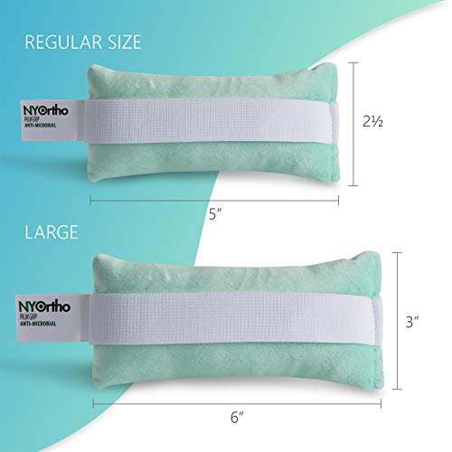 NYOrtho Hand Contracture Cushion 5" x 2.5" - 1-Pack Palm Grip for Stroke Recovery & Orthopedic Support - Latex-Free, Odor-Control, Sweat-Resistant, Machine Washable Palm Protector with Elastic Strap - Thumbnail 5