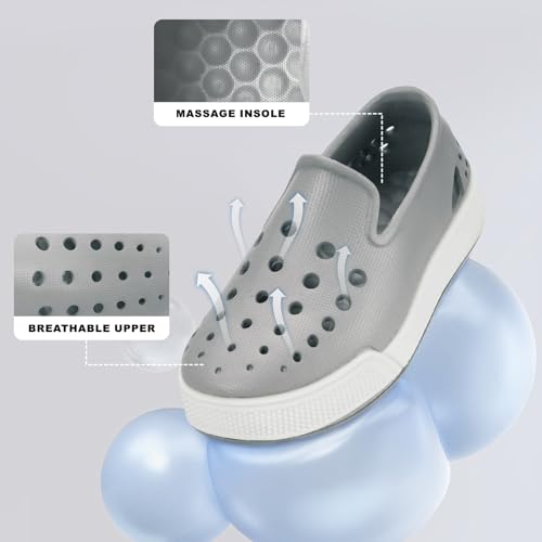 Eagsouni Kids Water Shoes Toddler Girls Boys Slip-On Sneakers Lightweight Breathable Sandals for Outdoor Indoor4