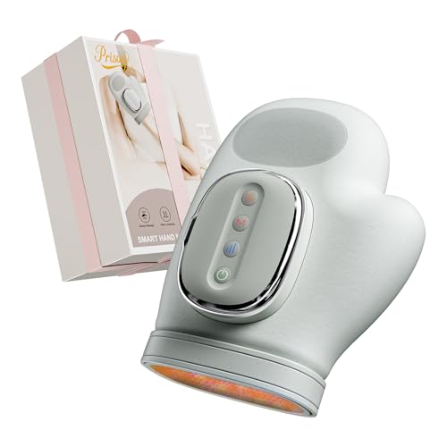 Wireless Hand Massager, Prisag Elektrisches Handmassagegerät mit 3 Massagemodi & 5 Intensitätsstufen, Wärme Hand Massagegerät für Arthritis und Karpaltunnel, Geschenke für Männer, Frauen Wireless Hand Massager, Prisag Elektrisches Handmassagegerät mit 3 Massagemodi & 5 Intensitätsstufen, Wärme Hand Massagegerät für Arthritis und Karpaltunnel, Geschenke für Männer, Frauen