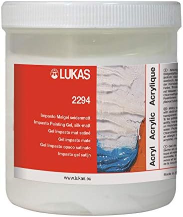 Lukas Painting Agent Acrylic Impasto Painting Gel Satin Matt 250 ml