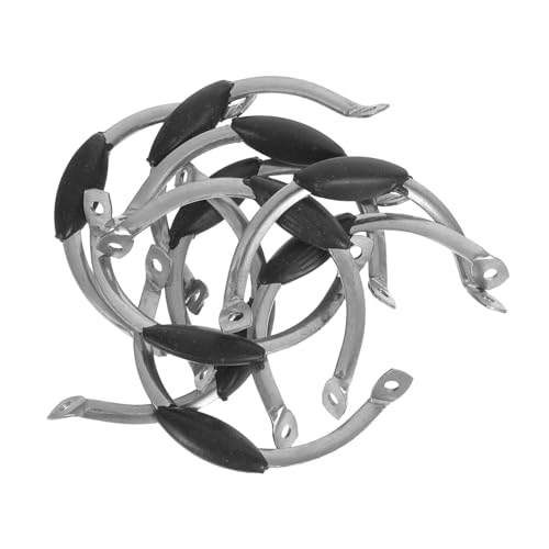 CONGARTENO Asas Laterales Para Ollas y Sartenes De Acero Inoxidable, 10 Piezas Resistentes Al Calor Instalación Sin Herramientas Para Cocinar Seguridad