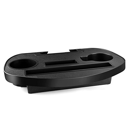 Flexzion Zero Gravity Chair Tray Cup Holders For Folding Chairs Universal Clip On Tray Table Cup Holder Attachment With Phone Slot, Snack Tray For Lawn Chair, Beach Chair, Lounge Recliner (Large) #TOP1