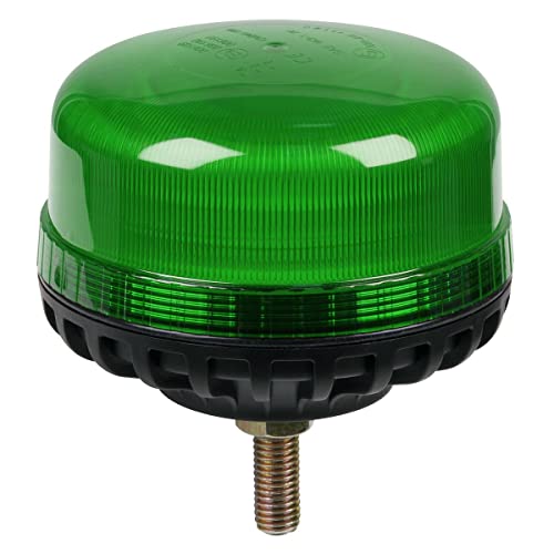 Image of Sealey WB951LEDG 12V/24V SMD LED Warning Beacon with 12mm Bolt Fixing - Green