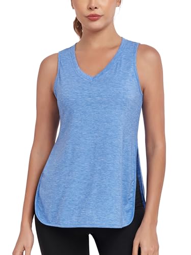 Abrooical Women's Workout Tank Tops Sleeveless Ladies Athletic Gym Shirts