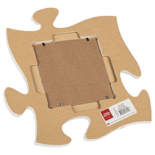 P. Graham Dunn Weathered Grey Wood Look 12 X 12 Wood Puzzle Wall Plaque Photo Frame #TOP3