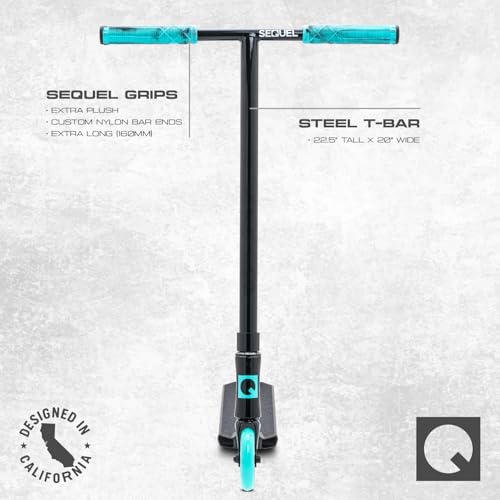 Image of Sequel Ignite Pro Scooter, Pro Stunt Scooter Complete Trick Scooter for Kids 8+, Beginner Skatepark BMX Scooter
