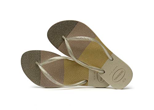 Chinelo Slim Palette Glow, Havaianas, Meninas, Areia, 31/32