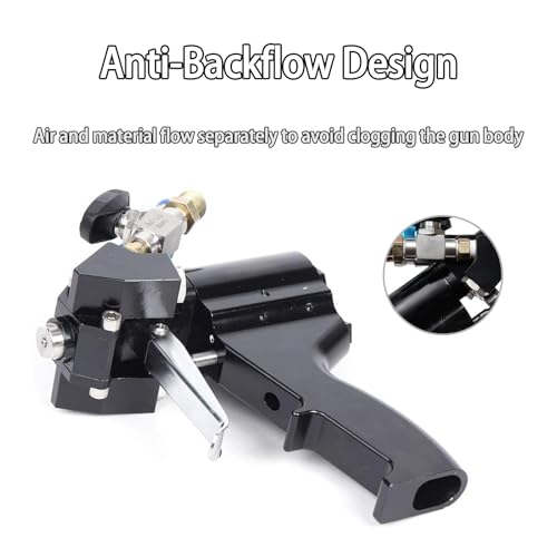 Pistolet natryskowy z pianki poliuretanowej, wysokociśnieniowy spray do powlekania 24 MPa, narzędzie do wtrysku piany powietrzem, dwustronny filtr pneumatyczna maszyna do spieniania, do nalewania