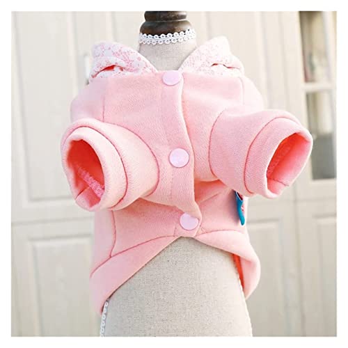 Pet Dog Clothes Ice Cream Lace Coats Spring Warm Dog Hoodies For Chihuahua Small And Large Dog Clothes Sweatshirt Costumes #TOP4