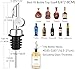 Pafusen 2 Pack Auto Flip Olive Oil Dispenser Spout, Liquor Pour Spout, Oil Dispenser Top, Easily Turn Your Bottles into Dispensers for Liquor, Vinegar, Oils, Weighted Pourer, Silvers