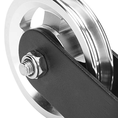 Polia De Liga De Alumínio Premium De 95mm, Roda Suspensa Silenciosa Para Suporte De Equipamento De F