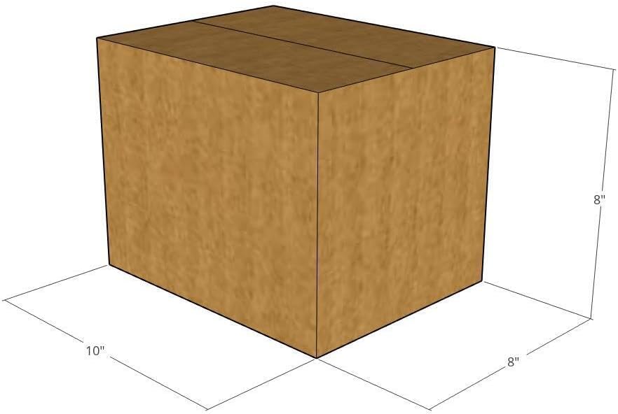 10x8x8 Multi-Depth 6" New Corrugated Boxes for Moving or Shipping 32 ECT