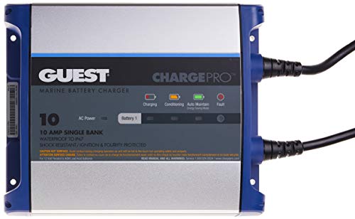 Guest 2710A Guest On-Board Battery Charger 10A / 12V; 1 Bank; 120V Input by Guest - Image 4