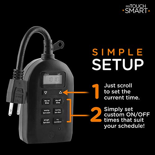 Mytouchsmart 26898-P1 Mytouchsmart Outdoor Plug-In Timer thumb #3