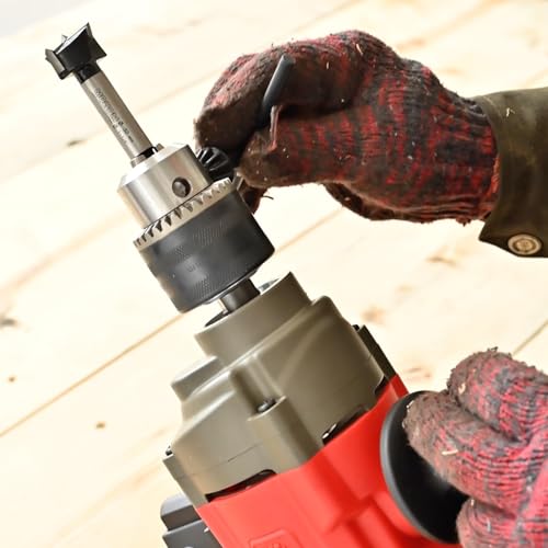 Mollom 21mm (13/16) Forstnerbohrer mit langlebiger YG8 Hartmetall-Dicke von 2,0mm für präzise Holzbearbeitung. Ideal für Hartholz, Kunststoff und Sperrholz