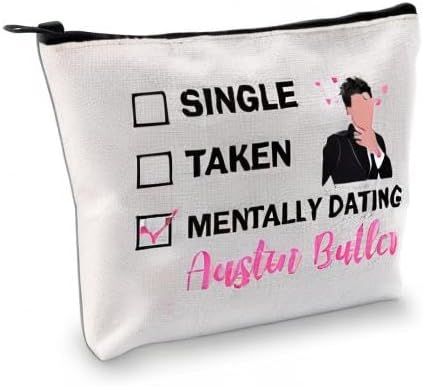 Miniatura 8 de G2TUP Regalo inspirado en Austin B que data Austin B Bolsa de maquillaje Austin B Fan Cosmetic Bag Austin B Merch, Salir mentalmente con Austin