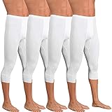 con-ta Herren-Unterhose, 3/4 lang 4er-Pack Doppelripp Größe 7