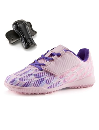 PATPAT Boys Girls Turf Soccer Shoes,Youth Football Soccer Cleats for Little Big Kids