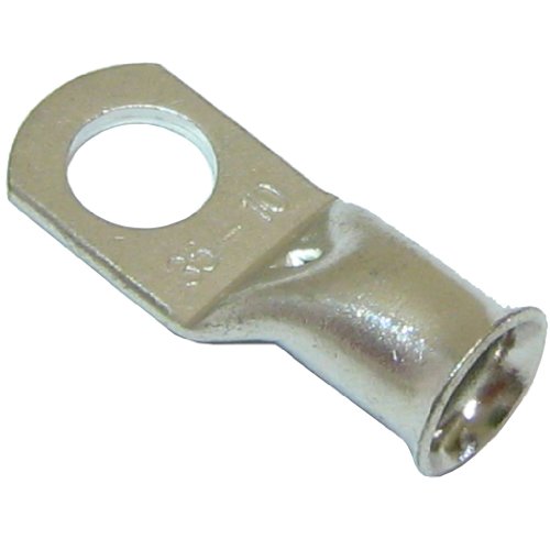 10 Copper Tube 35Mm X 10Mm Lug Battery Starter Cable Welding Crimp Terminal Ring