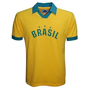 Camisa Polo Brasil Liga Retrô Amarela EGG