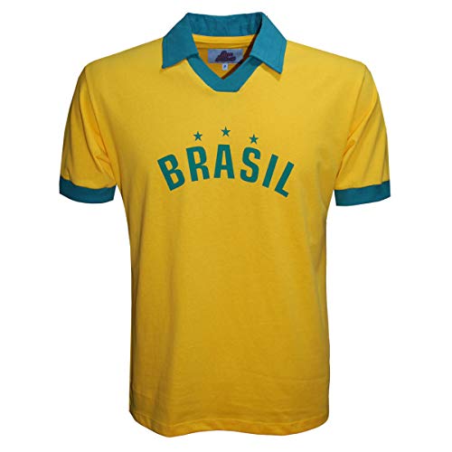 Camisa Polo Brasil Liga Retrô Amarela EGG 1 Camisa Polo Brasil Liga Retrô Amarela EGG