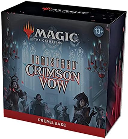 Card Game Magic: The Gathering Prerelease Kit: MTG Innistrad Crimson Vow - 6 Packs, Promos, Dice