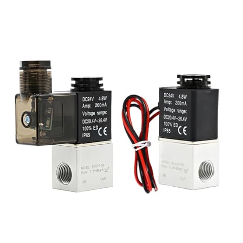Électrovanne pneumatique 2V025-08 24V action directe 2 positions - 3