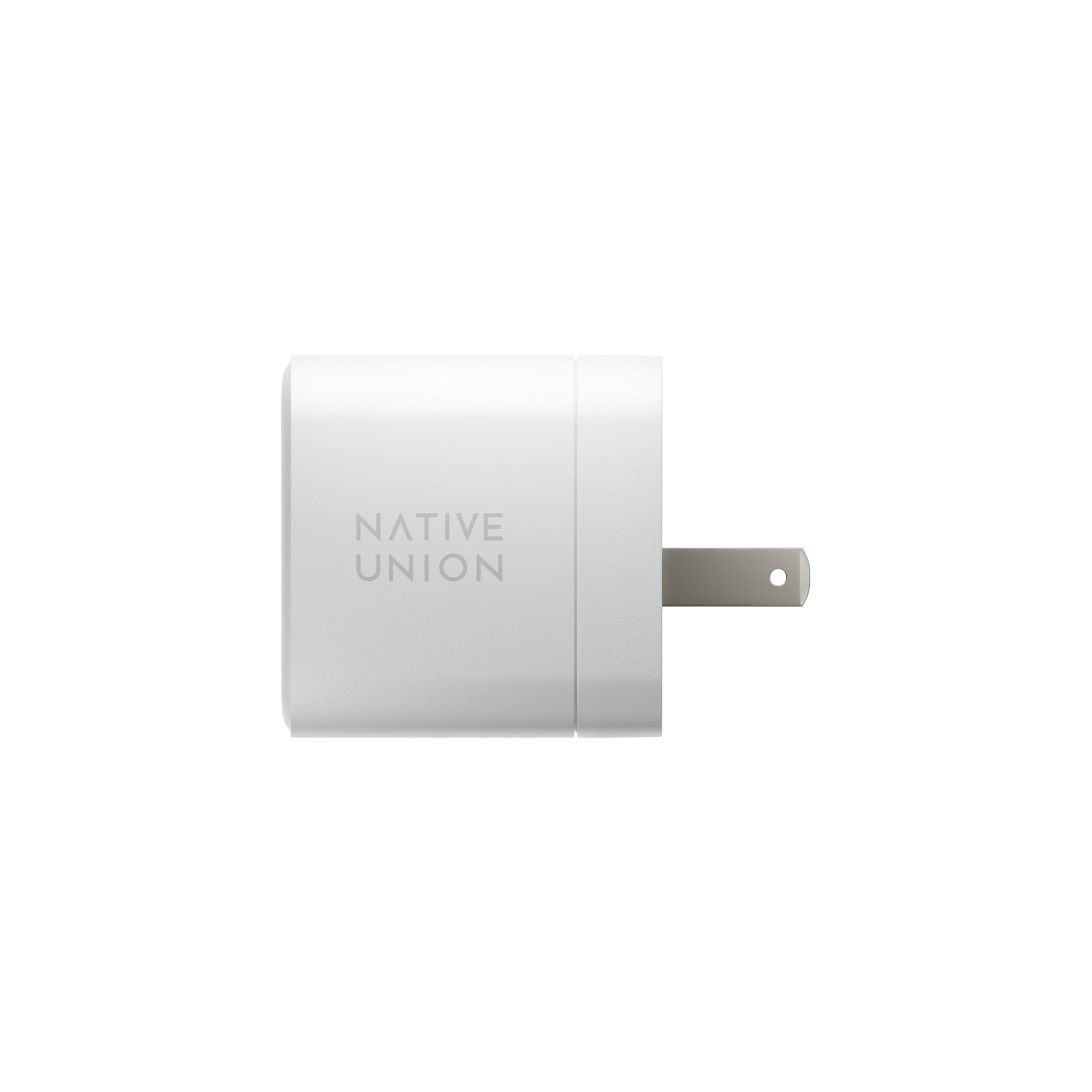 Native Union Fast GaN Charger PD 35W – Ultra-Compact Power Delivery Enabled USB-C Charger Up to 35W – for MacBook Air, iPads, iPhones & More (White)
