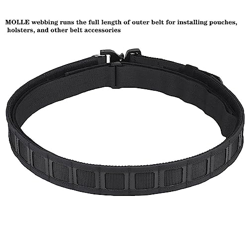 Quick Release Tactical Web Belt with Inner Belt for Men2