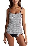 tankini kaufen amazon Tankinioberteil mit Shaping Effekt, optimaler Tragekomfort, schnell trocknender Material-Mix mit Stretchkomfort
