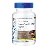 Fair & Pure® - Castaño de Indias 300mg - Extracto estandarizado al 20% de escina - Vegano - 120 Cápsulas