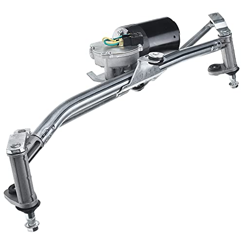 Image of A-Premium Front Windshield Wiper Motor and Linkage Assembly | Compatible with Volkswagen Beetle 2003-2010 Convertible, 1998-2010 Hatchback