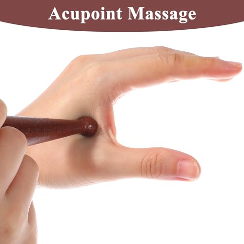Massage Pen,Wooden Massage Tools Acupressure Pen Pressure Point Tool for Relaxing Body Hand Foot - Image 6