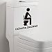 TFjXB DIY Wall Art Sticker Washing Vinyl Decal,Mural de Arte Artesania bricolaje Removible pegatinas decoracion,Pegatina de pared vinilo adhesivo decorativo para cuartos,baño (2PCS)