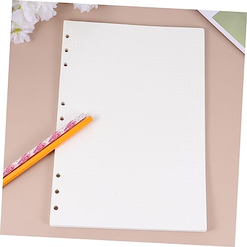 Cuadernos diarios puntos papel de reemplazo B5 con 9 agujeros para notas 4