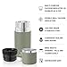 Super Sparrow Stainless Steel Water Bottle - 500ml - Wide Mouth Vacuum Insulated Flask - BPA-Free ThermosBottle - Leakproof Lid Doubles as Cup