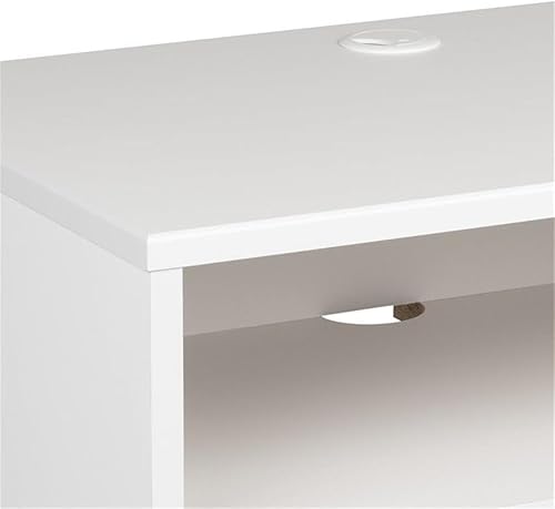 Miniatura 10 de Allora Moderna mesita de noche flotante de madera con 1 cajón en blanco