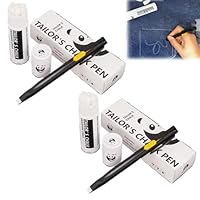 Heat Erasable Fabric Marker for Sewing,Washable Erasable Replaceable Refill Marker Pen,Multiuse Fabric Markers,Erasables Fabrics Marking Pens for for Cotton,Knitted,DIY Sewing Tools
